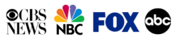 As seen on FOX, NBC, ABC, and CBS