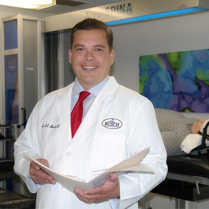 Chiropractor Dr. Richard E. Busch III at the Busch Chiropractic Pain Center