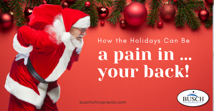 back pain during the holidays